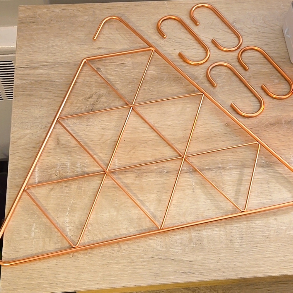 Scarf hanger + 4 hanger hooks